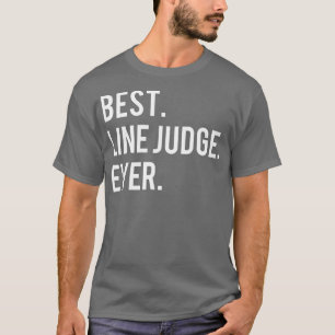 T-shirt Meilleure Ligne Juge Jamais Drôle Volleyball