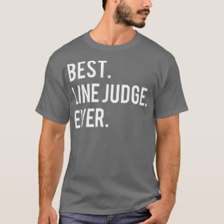 T-shirt Meilleure Ligne Juge Jamais Drôle Volleyball