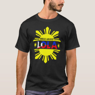 T-shirt Meilleure Lola grand-mère philippine Filipina Gr