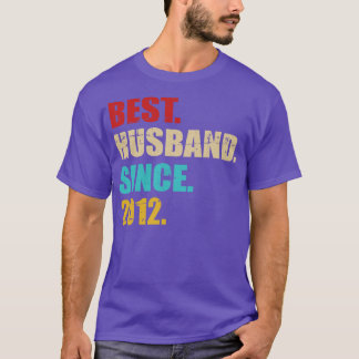T-shirt Meilleure maison depuis 2012 pour 10e anniversaire