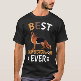 T-shirt Meilleure maman Berger Allemand de tous les temps