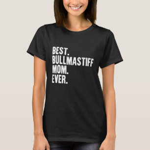 T-shirt Meilleure maman bullmastiff jamais drôle Vintage m