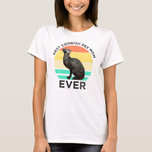 T-shirt Meilleure maman Cornish Rex de tous les temps