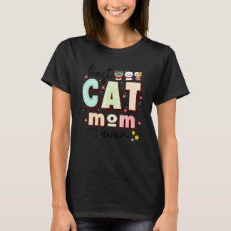 T-shirt Meilleure Maman de Chat de Tous les Temps  Pour Ch