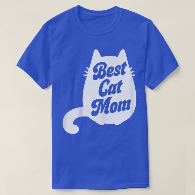 T-shirt Meilleure maman de chat Maman chat Maman chat Mère (Design devant)