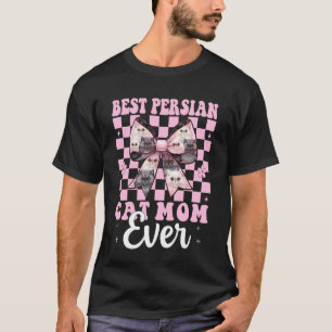 T-shirt Meilleure maman de chat persan Mama Fête des mères