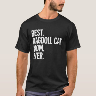 T-shirt Meilleure maman de chat Ragdoll