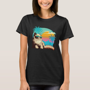 T-shirt Meilleure Maman de Chat Ragdoll Rétro Vintage Mère