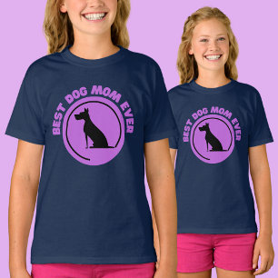 T-shirt Meilleure maman de chien jamais