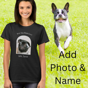 T-shirt Meilleure maman de chien jamais de la photo de chi