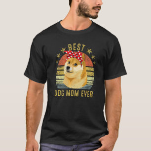 T-shirt Meilleure maman de chien jamais Shiba Inu fête des