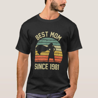 T-shirt Meilleure Maman Depuis 1981 Maman Maman Maman Fête