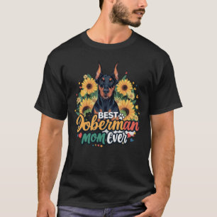 T-shirt Meilleure maman Doberman de tous les temps