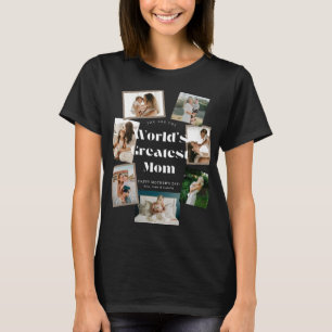 T-shirt Meilleure Maman du Monde 7 Collage de Photos