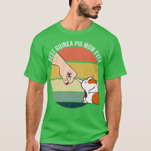 T-shirt Meilleure maman guinéenne de porc jamais de pomme 