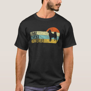 T-shirt Meilleure maman Husky Ever Maman Husky Drôle Sibér