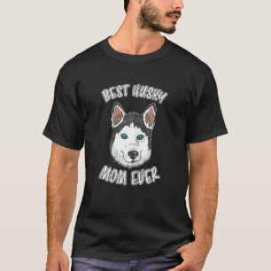 T-shirt Meilleure Maman Husky Femme Mère Chien Maman Sibér
