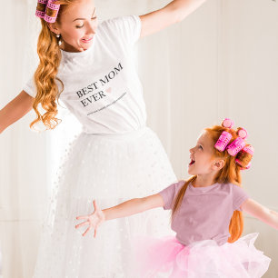 T-shirt Meilleure maman jamais   Joyeuse Fête des mères