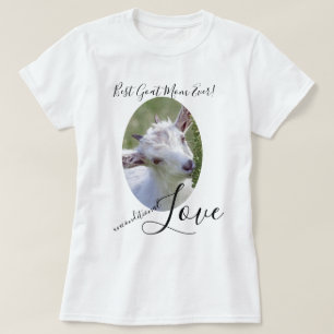 T-shirt Meilleure maman jamais votre photo Amour inconditi
