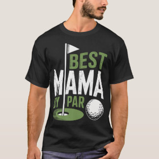 T-shirt Meilleure Maman Par Golf Troue En Un Mère