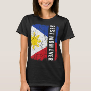 T-shirt Meilleure maman philippine jamais Philippines Drap