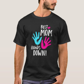 T-shirt Meilleure maman se ferme