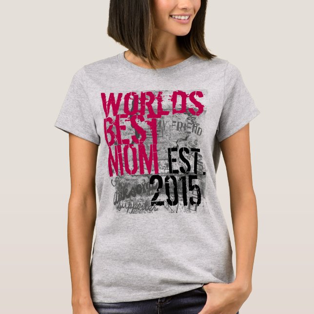 T-shirt Meilleure maman sur la tradition Année de la fête  (Devant)