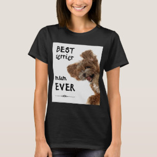 T-shirt Meilleure maman terrier jamais