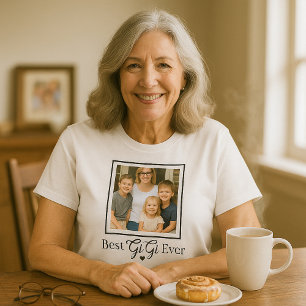 T-shirt Meilleure photo de GiGi pour la fête des grands-mè