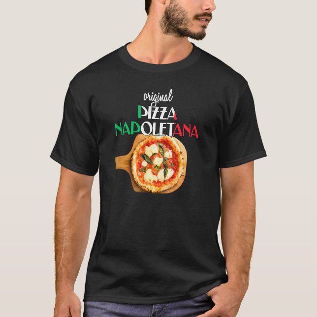 T-shirt Meilleure pizza Margherita Pizza napolitaine origi (Devant)