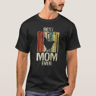 T-shirt Meilleure poule de fermiers rétro grunge Maman à j