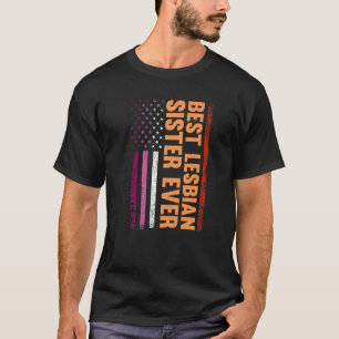 T-shirt Meilleure Soeur Lesbienne Ever Lgbt Gay pride Lesb