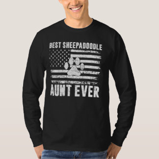 T-shirt Meilleure Tante de berceau Ever Sheepadoodle