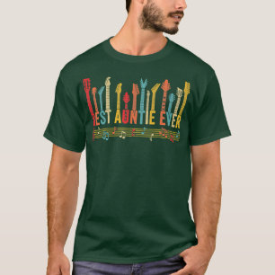 T-shirt Meilleure Tante Désirée Toujours Maman Guitare Mèr
