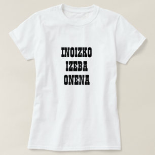 T-shirt Meilleure tante jamais en basque, Inoizko izeba on
