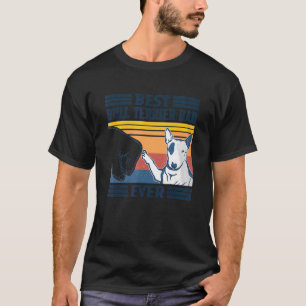 T-shirt Meilleure taureau Terrier Papa Jamais Chien Fête d