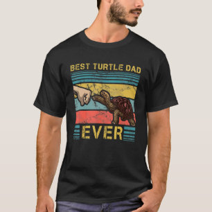 T-shirt Meilleure tortue papa Jamais Patrie Tortue Rept