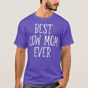 T-shirt Meilleure vache Maman Jour Agriculteur Cadeaux Agr
