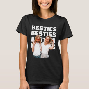 T-shirt Meilleures amies Photo personnalisée Cadeau meille