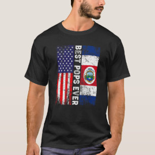 T-shirt Meilleures Fêtes des pères jamais Costa Rica Us Dr