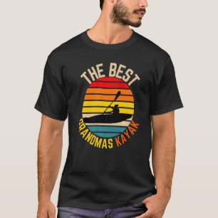 T-shirt Meilleures mamans Kayak Granny Kayaking Nana Vinta