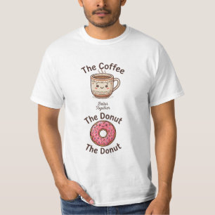T-Shirt Meilleurs amis café et beignet