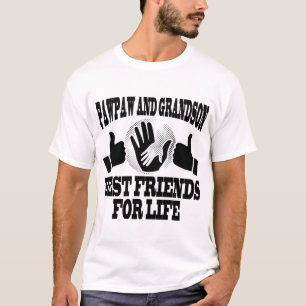T-SHIRT MEILLEURS AMIS DE PAPAYE ET DE PETIT-FILS PENDANT