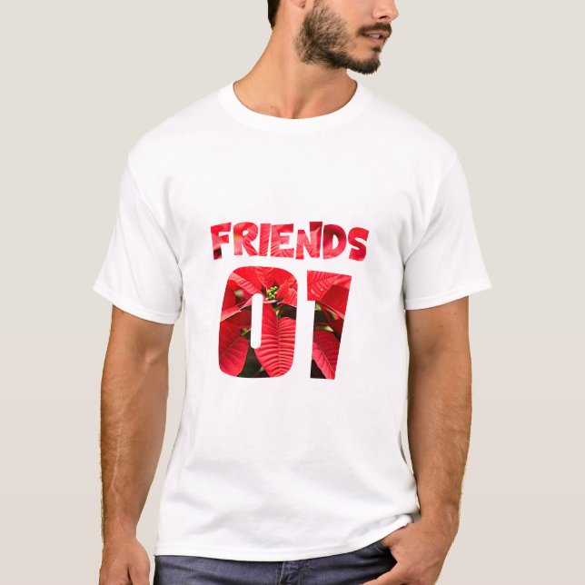 T-shirt Meilleurs amis pour 3 - amis (Devant)