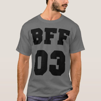 T-shirt Meilleurs amis pour 3 BFF vintage