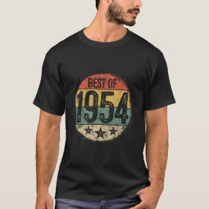 T-shirt Meilleurs de 1954 Cadeaux d'anniversaire 71 ans po