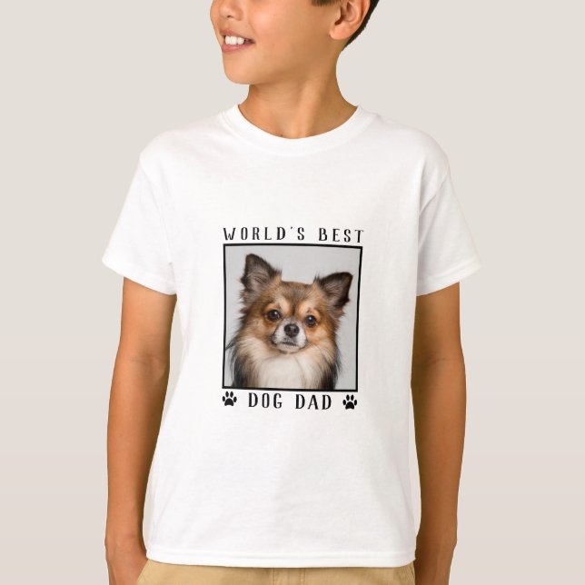 T-shirt Meilleurs Empreintes de pattes de photos de chiens (Devant)