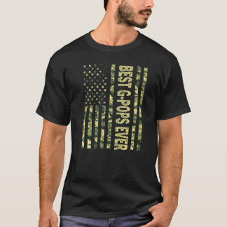 T-shirt Meilleurs G Pops jamais nous Drapeau Américain Gra