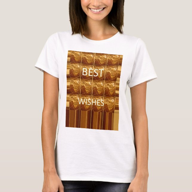T-shirt Meilleurs voeux d'Afrique : Un continent doré (Devant)