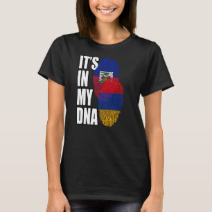 T-shirt Mélange D'ADN Arménien Et Haïtien Patrimoine Du Dr